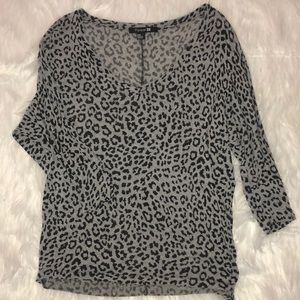 Leopard 3/4 Sleeve Shirt